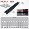 Detailing Brush Holder-Organizer for 10 Car Detailing Brushes, Lightweight Design,Easy Wall Mounting for Auto Detailing Supplies 2