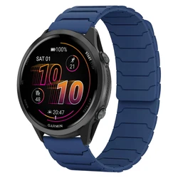 Silicone Magnetic Strap - Enhanced Comfort and Style Bracelet with Versatile Sizing Options - 1PCS 22mm (B - Blue)