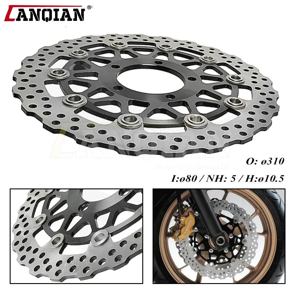 

310mm Motorcycle Accessories Front Brake Disc Plate For KAWASAKI GTR ZZ-R ZZR 1400 GTR1400 ZZR1400 ZG ZX 1400 ABS Brake Rotors