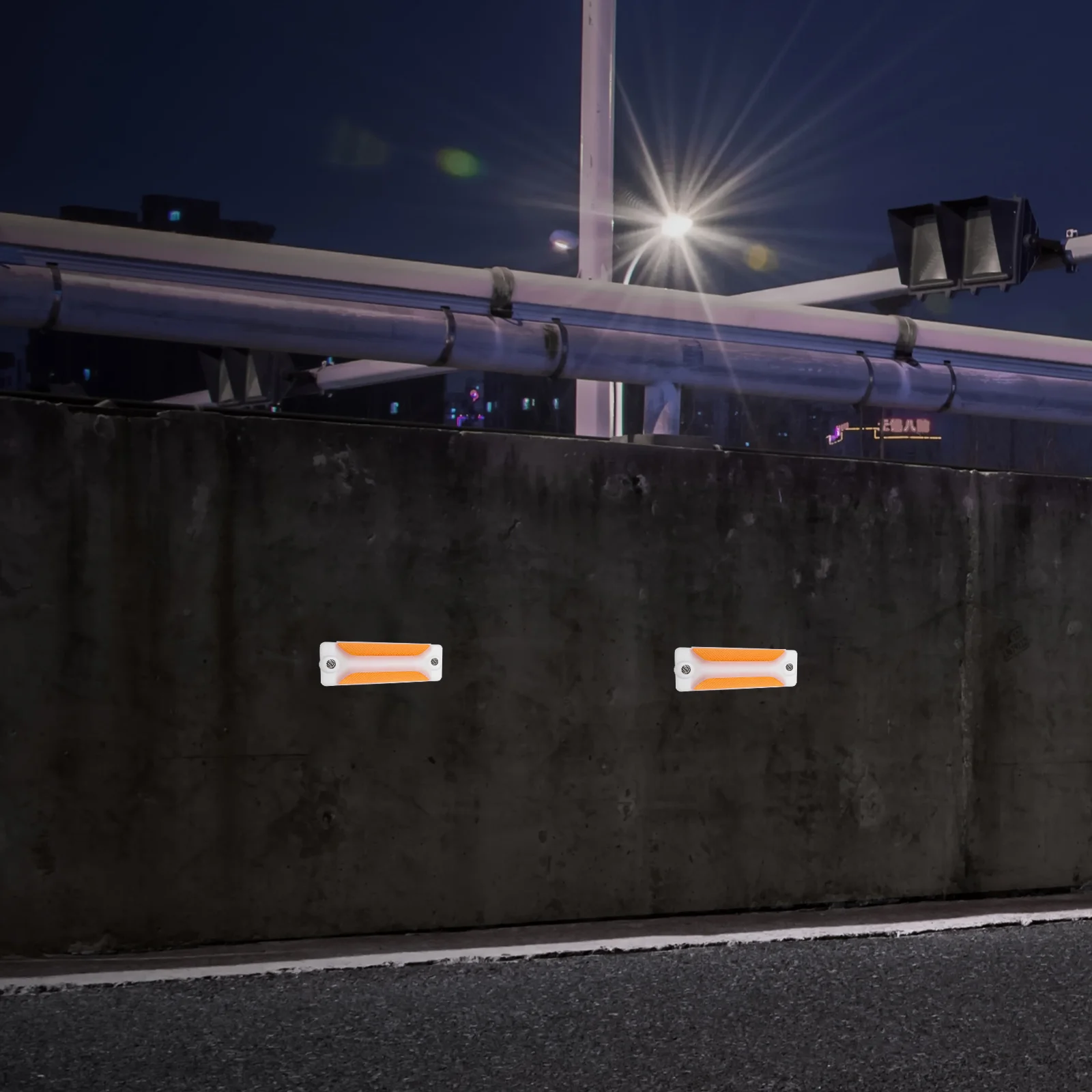 120x40mm Reflective Contour Markers Guardrail Delineators Road Reflector Pavement Markers Traffic Signal Reflective Driveway