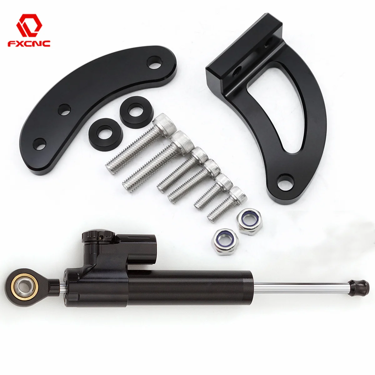 

CNC Steering Damper Bracket Mounting Support Shock Absober Kit Fit For Kaabo Mantis King GT Electric Scooter Accessories