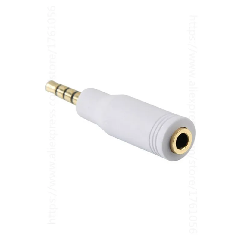 3.5mm  4 pole Male to 3.5mm  3 pole Female Jack Stereo Audio Adapter 3.5 M/F  Adaptor