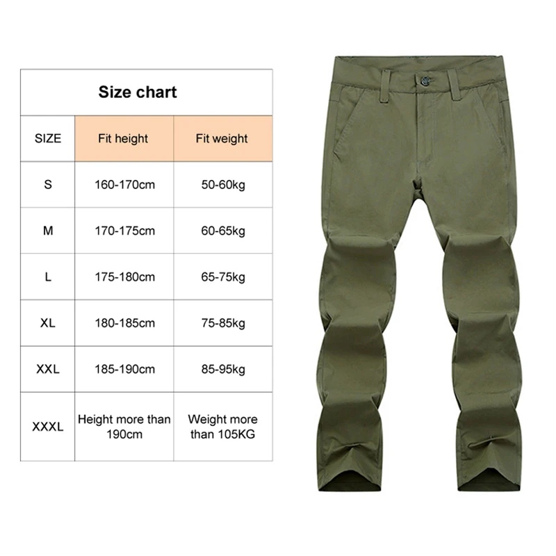 Summer Men Trekking Camping Thin Elastic Quick Drying Breathable Pants Outdoor Sports Cycling Fishing Fishing Trousers For TRVLWEGO