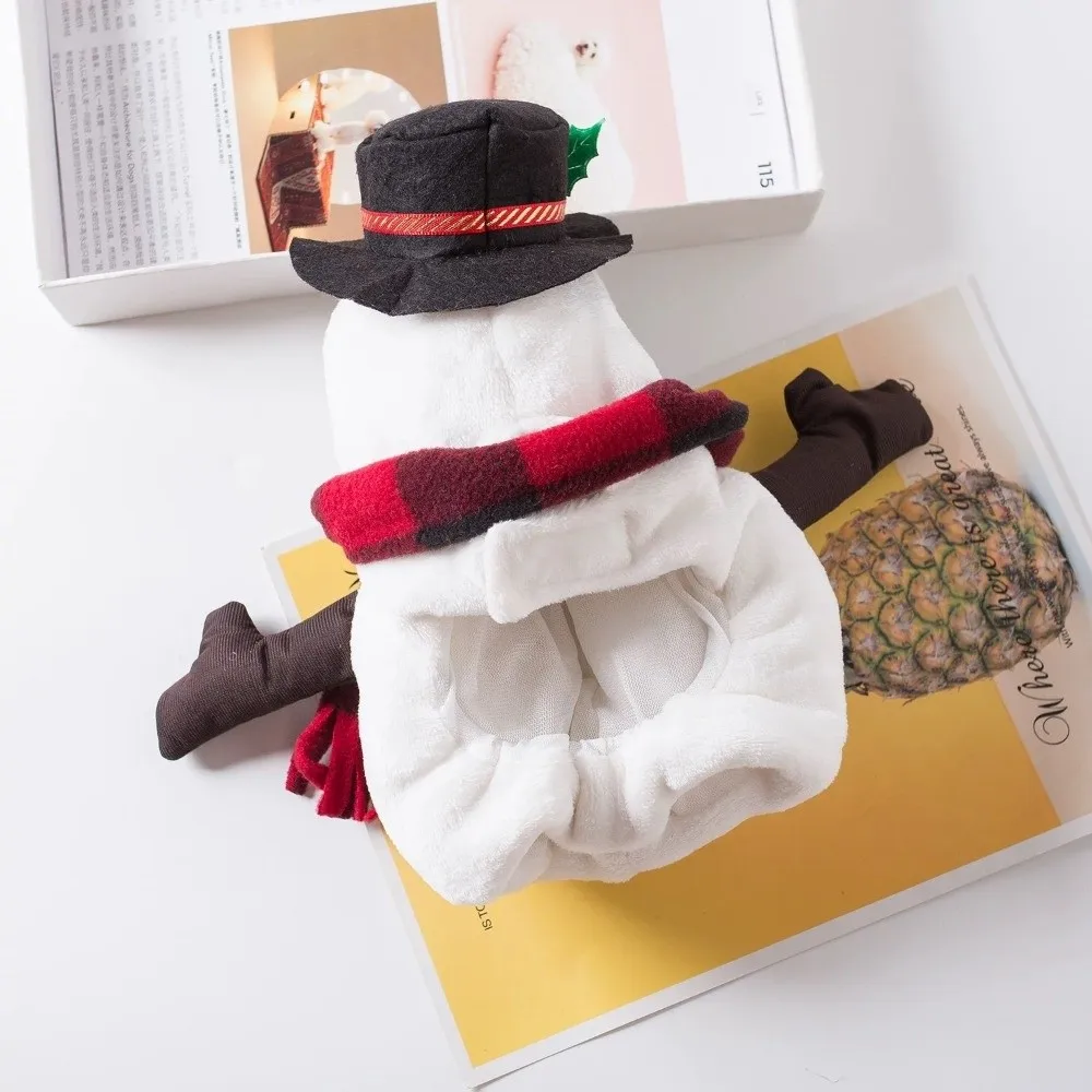 Description Picture 4 of itemComfortable Cute Santa Claus Dog Outfit Soft Pet Dress Up Dog Winter Clothes Funny Breathable Cats Christmas Clothes Xmas