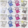Velvet Jewelry Display Box with Glass Lid 20*15*5cm Flocking Jewelry Organizer for Ring/Earring/Bracelet/Necklace Storage Case 1