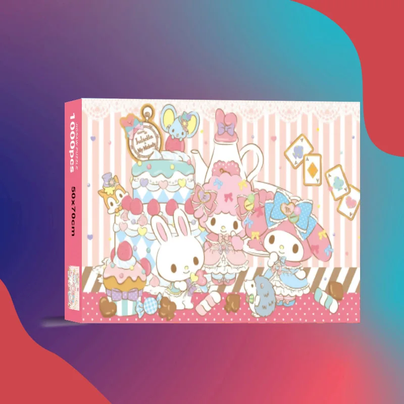 Sanrioハローキティアニメ漫画ジグソーパズル、子供のおもちゃ、難易度