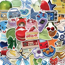 50PCS Cute Cartoon Nostalgia Sticker Set for Laptops, Luggage, and Home Decor (50PCS)