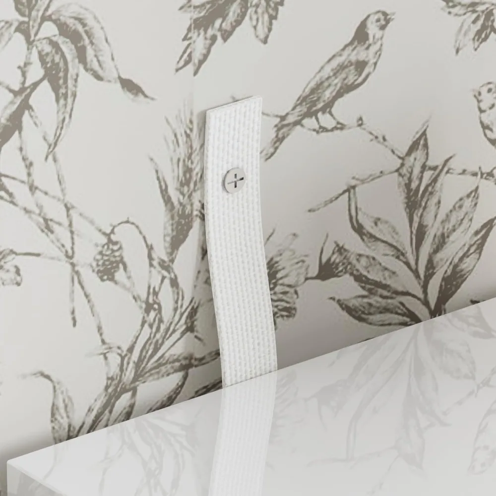 White LED 8-Drawer Dresser 6