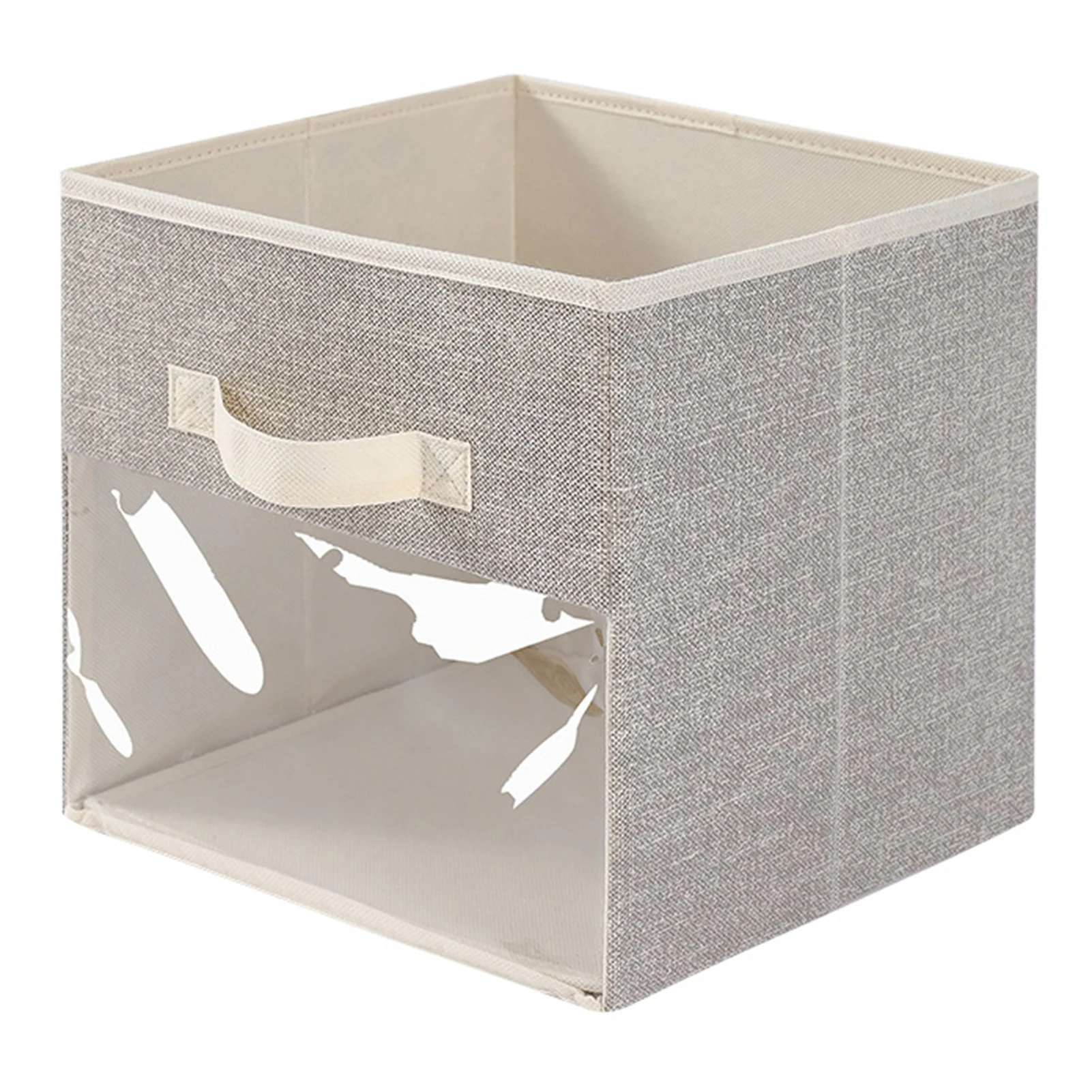 Storage Cubes Organizer with Clear Window Storage Box for