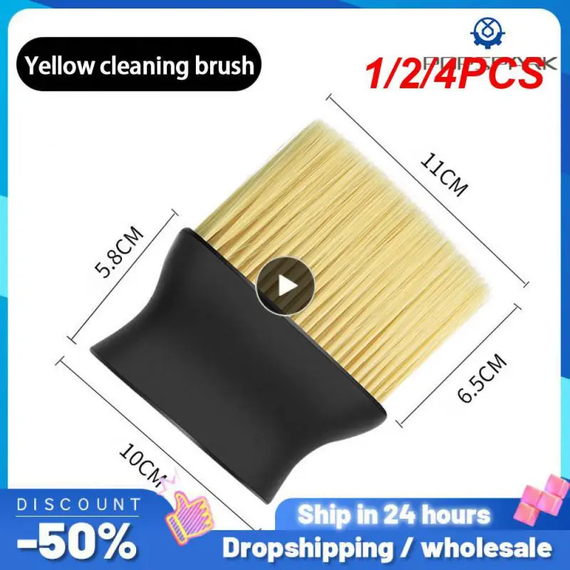 

1/2/4PCS Dust Removal Brush Air Conditioner Outlet Car Wash Dust Artifact Dust Removal Brush Cleaning Tooel Soft Brush Car Supp