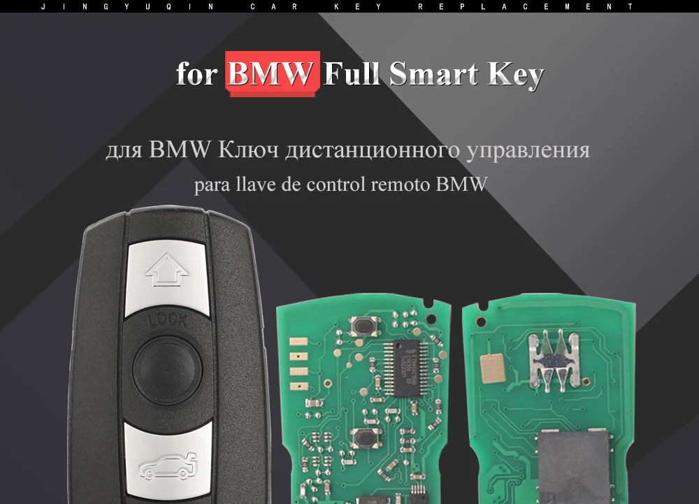315/LP/433/868 MHz Keyless-Go Remote Smart Key für BMW 3/5 Serie CAS3 X5 X6 Z4 E70 Auto ID46 Pcf7953 Komfort Zugang Hände frei – Detail 1