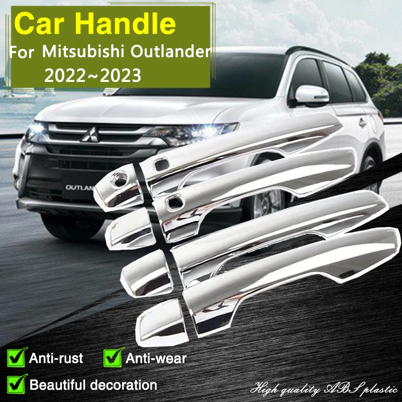 

Хромированная накладка на дверную ручку для Mitsubishi Outlander 4 GM GN 2022 2023 Airtrek