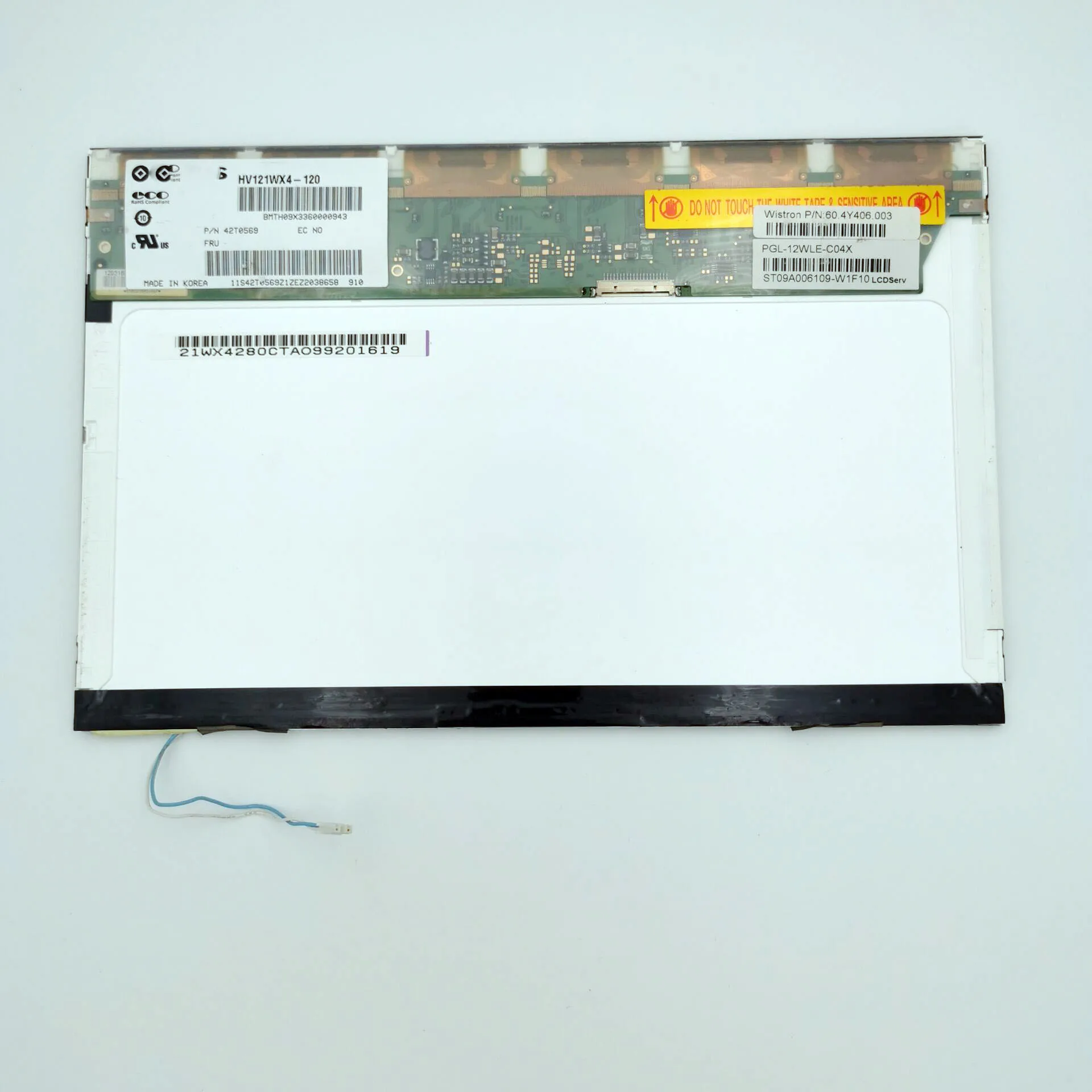 para Ibm Notbook X200 X201 X200s Ips Affs Lvds 20 Pinos Ccfl 12.1 Wtela Lcd Portátil 1280*800 Wxga Hv121wx4120 Hv121wx4-110