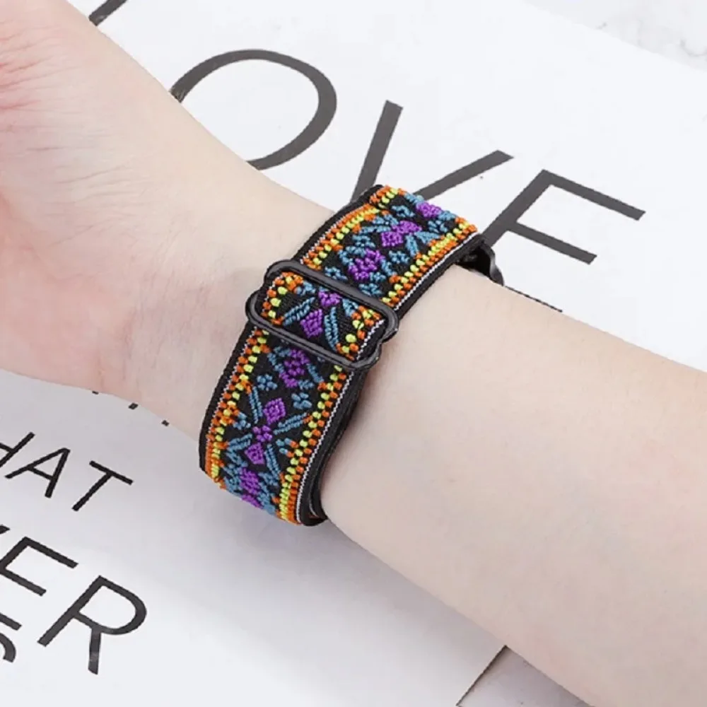 Women's Nylon Elastic Watch Strap Bracelet