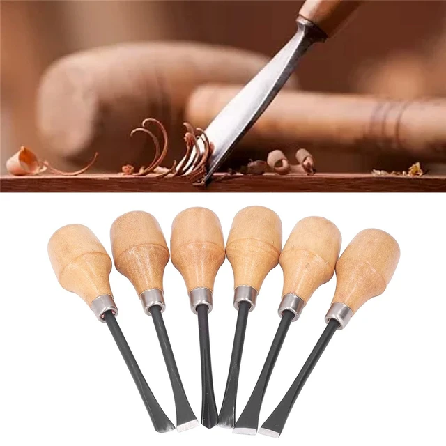 6pcs Wood Carving Hand Chisel Tool Carving Tools Woodworking Professional  Wood Cut Knife Set - AliExpress