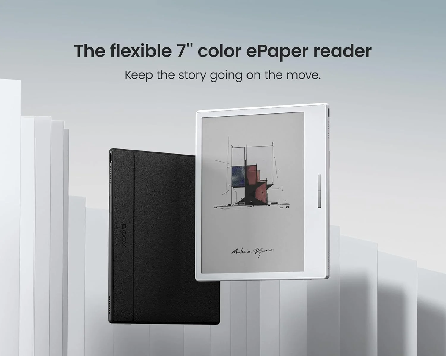 【美品】BOOX Go Color 7 Eink Android搭載タブレット BOOX Go Color 7 | The Flexible 7'' Color ePaper Reader – The