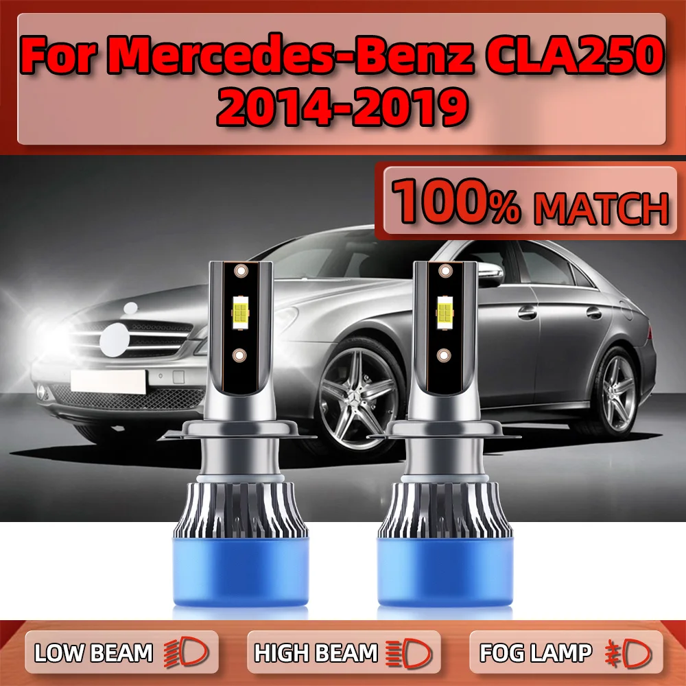 

H7 Led Headlight Bulb 20000Lm Car Lamp 6000K White Plug and Play 12V For Mercedes-Benz CLA250 2014 2015 2016 2017 2018 2019