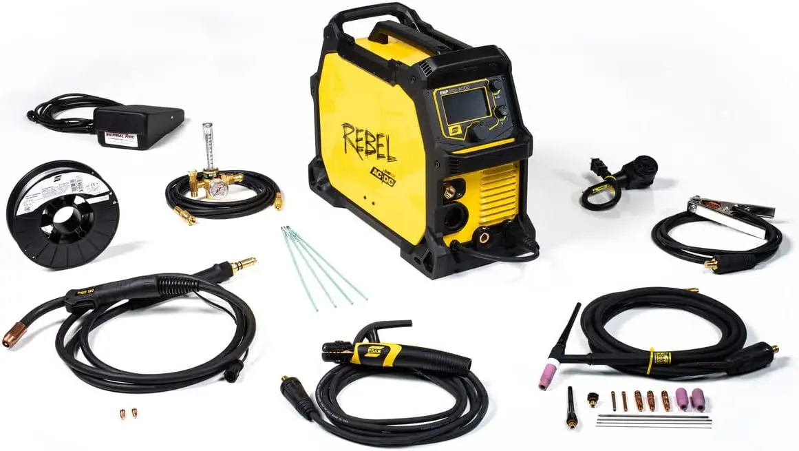 205ic Ac Dc Multi Process Mig Stick Tig Welder sMIG Technology Unmatched Portability and Durability Multilingual Display
