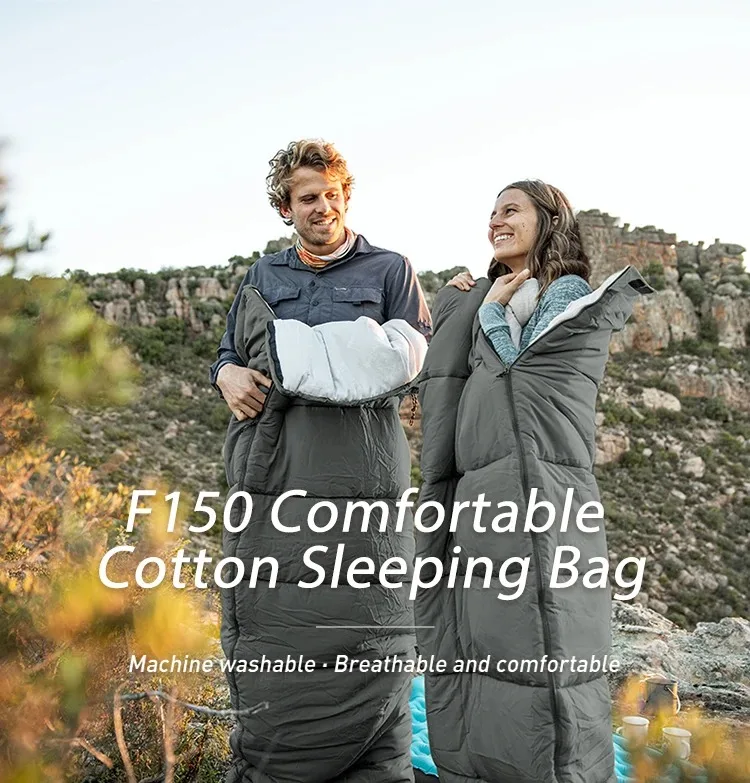 Description Picture 2 of itemNaturehike Camping Sleeping Bag Spliced Waterproof Ultralight Double Quilt Washable Hiking 3 Season Outdoor House Sleeping Bag