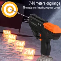 Electric Automatic Water Storage Gun Toys Portable Children Summer Beach Outdoor Fight Fantasy Spray Gun Toys Boy Kid Adult Game 5