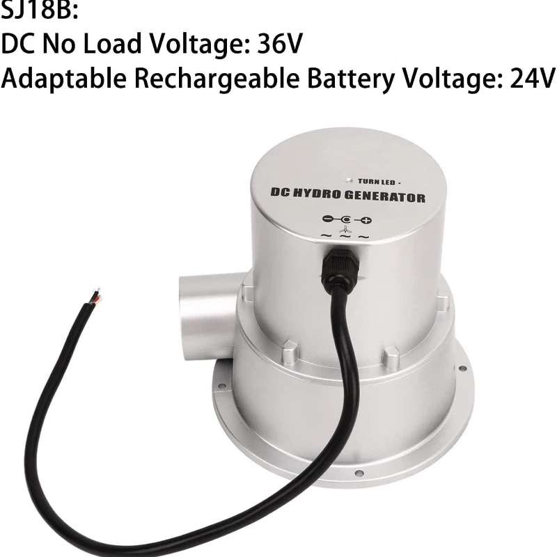 300W 36V Water Hydroelectric Generator Simple Installation Mini Water Hydro Generator Remote Control Available for Garden