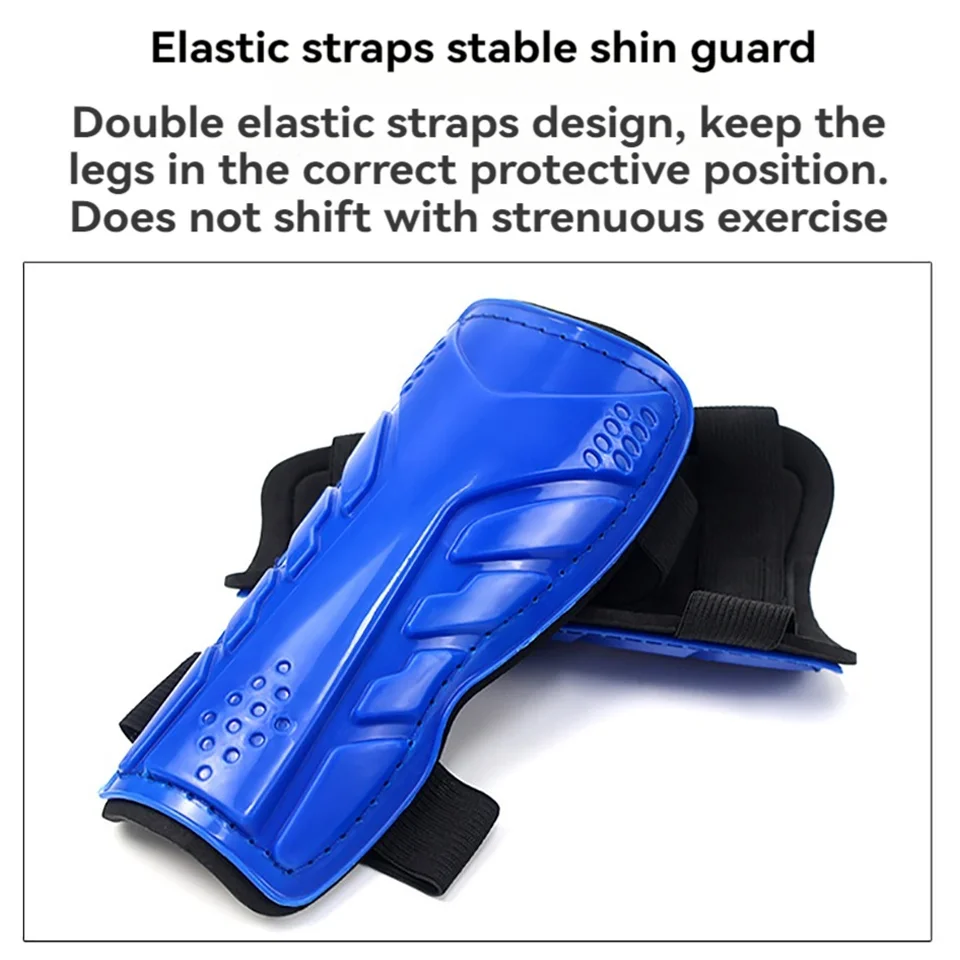 Football Strap Protection Gear GOBYGO Elastic Binding Training Professional Kid Soccer Shin Guard Board Adult Knee Leg Support soccer shin guards,shin guard pads