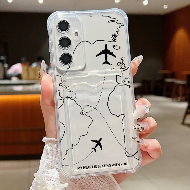 Airplane Line Card Holder Case