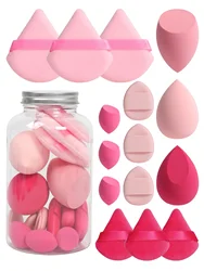 Makeup Sponge Set - Soft Beauty Blenders & Powder Puffs (15Pcs Rose in box)