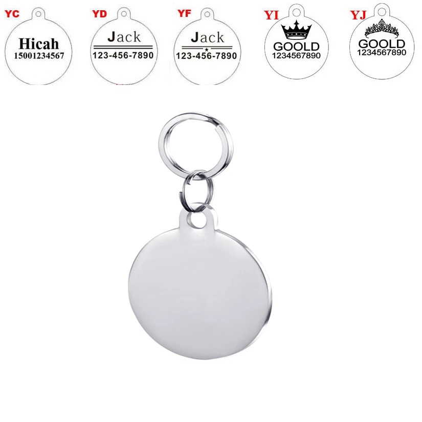 Pet ID Tags for Pet Collar Dog Cat Accessories