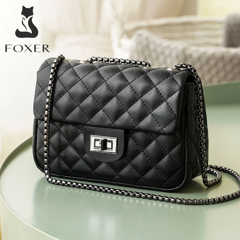 Foxer Barkly Women Leather Crossbody Bag