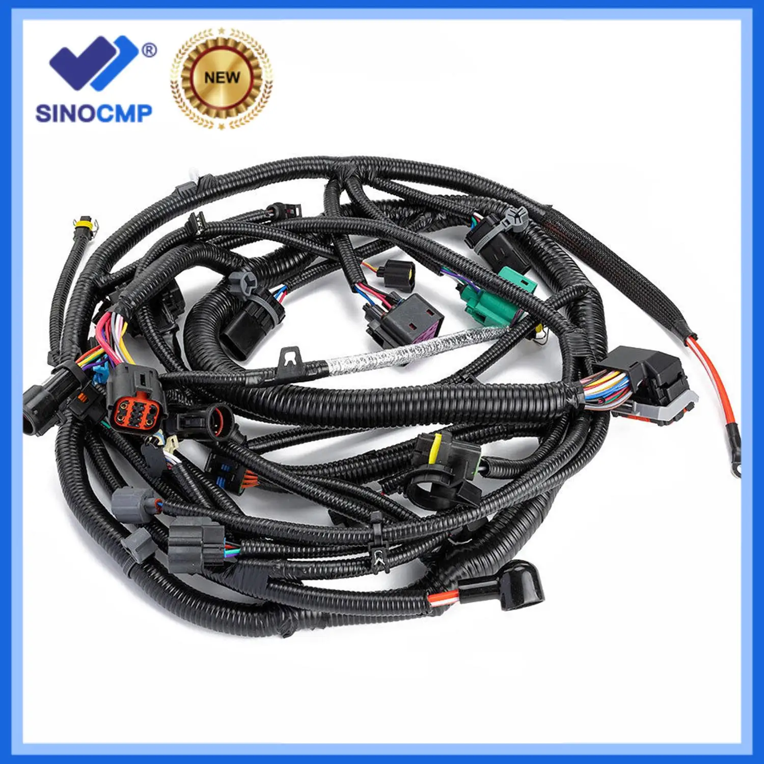

Engine Wiring Harness 5C3Z-12B637-BA 5C3Z12B637BA For Ford F250 F350 F450 F550 Super Duty 2005-07 & 6.0L 11/4/2004 6.0L Diesel