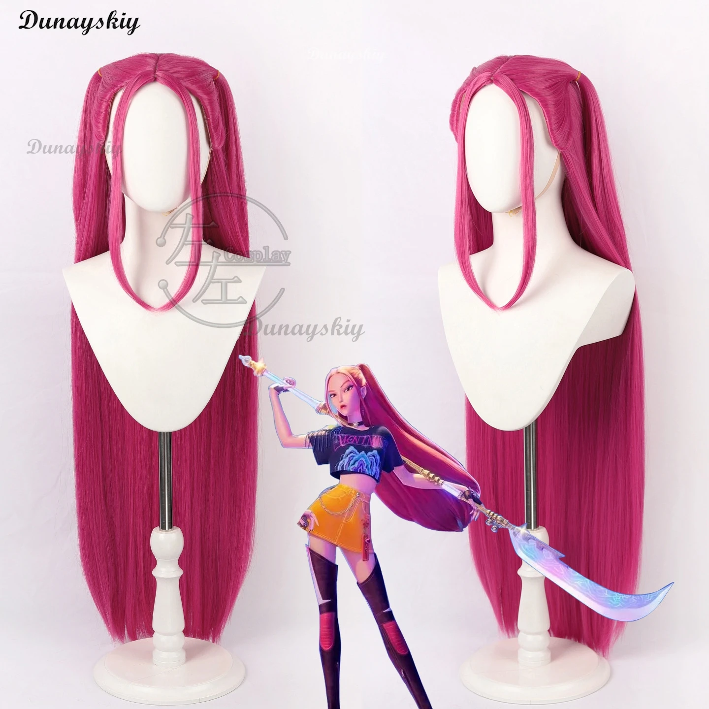 Demon Hunters Rumi 3D Printed Hoodie - Zoey Cosplay Jacket For Adults, Unisex Pullover
