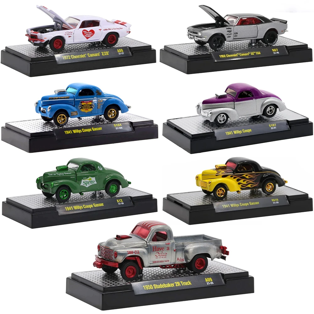 1/64 M2 Machines Alloy Car Model Toys 1:64 Kids Toy Pickup Diecast Vehicle Replica Mini Cars Collection Boys Car For Hotwheels 3