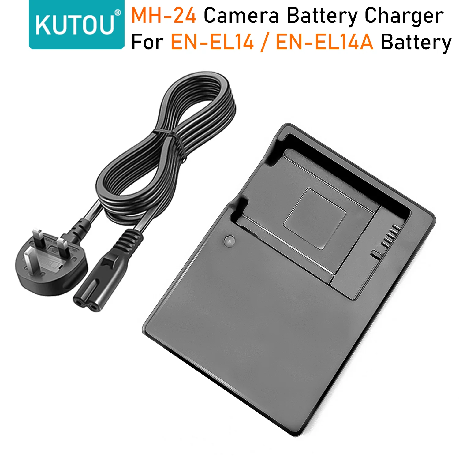 

KUTOU Replacement EN-EL14 Battery Charger MH-24 Charger For Nikon P7100 P7000 D5100 D5200 D5300 D5500 D5600 D3100 D3200 Camera