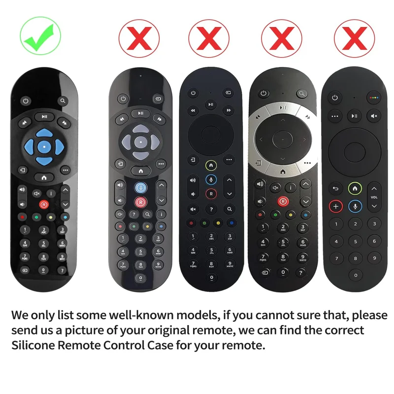 Silicone Shockproof Remote Control Case with Lanyard