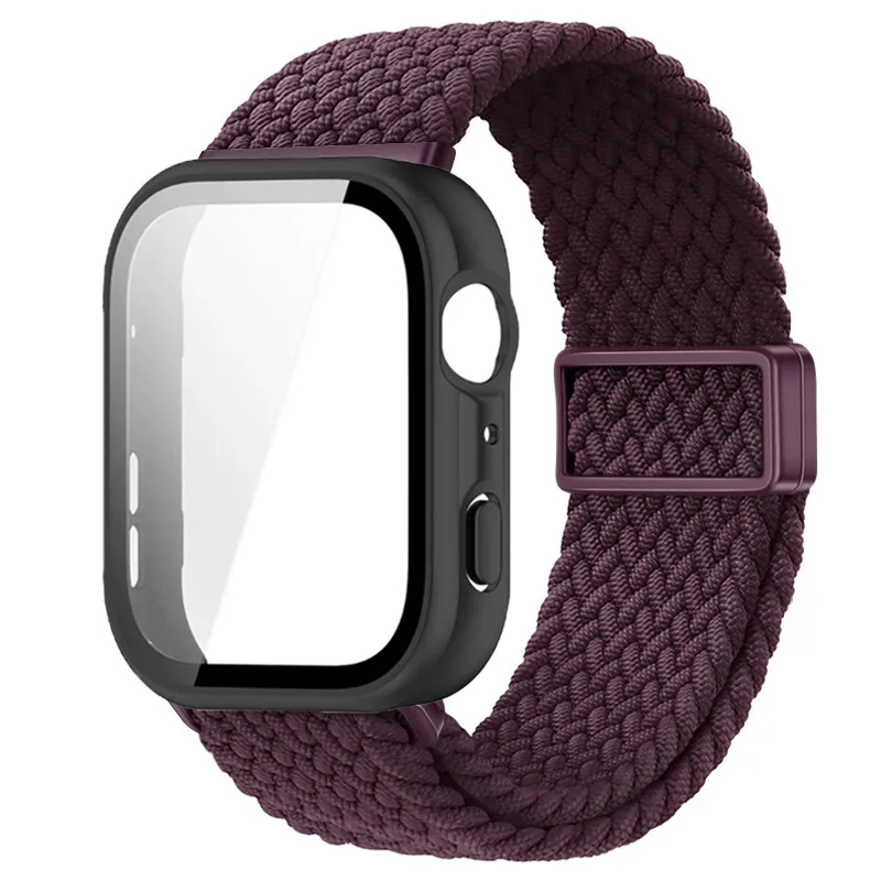 Braided Nylon Strap with Magnetic Buckle and Protective Screen Cover