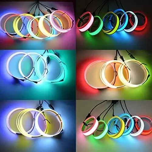 1M Neon Glowing Strobing Electroluminescent Robin El Tape Belt