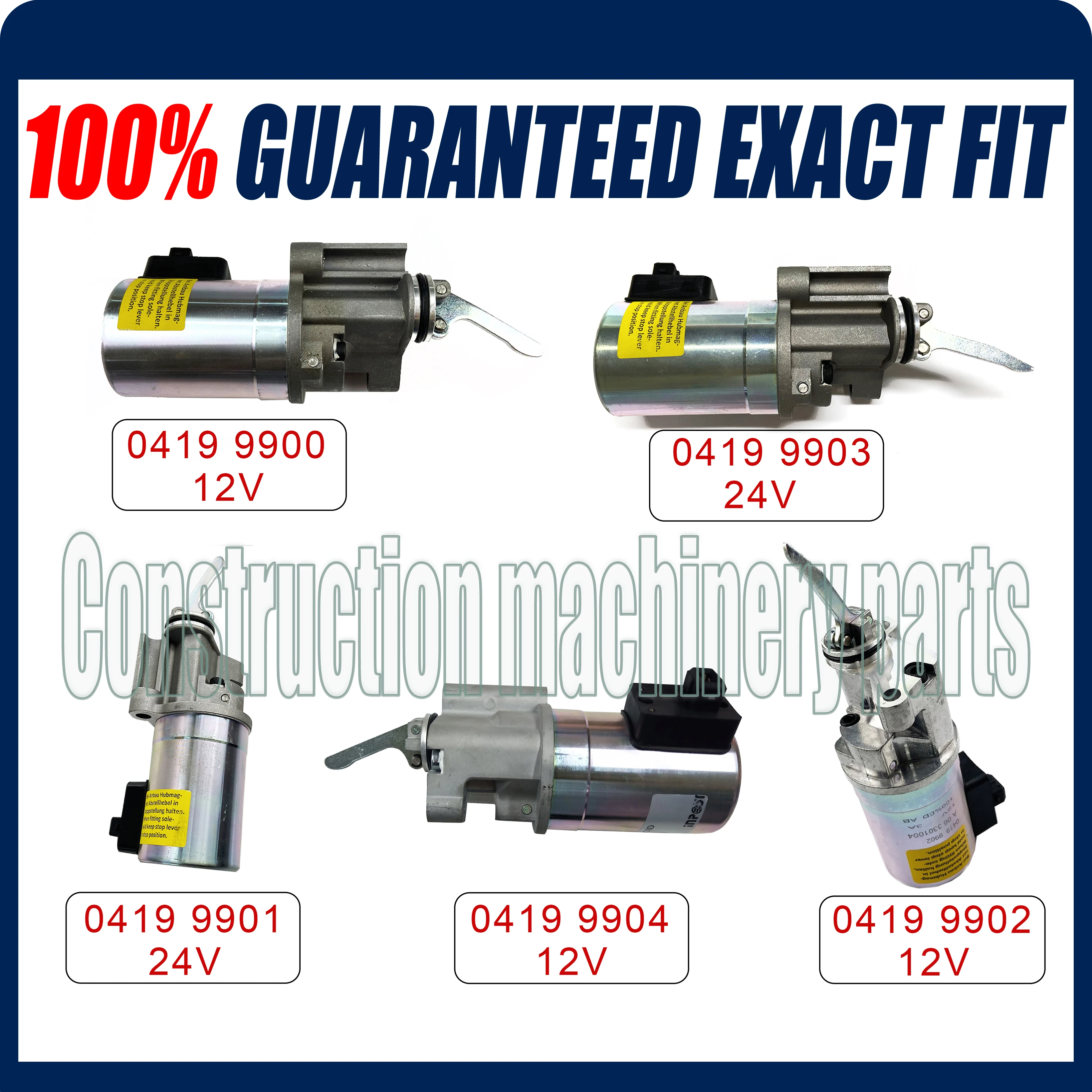 

04199900 04199901 04199902 04199903 топливный запорный соленоид 0419 9900 / 0419 9901 / 0419 9902 / 0419 9903 / 0419 9904 для Deutz