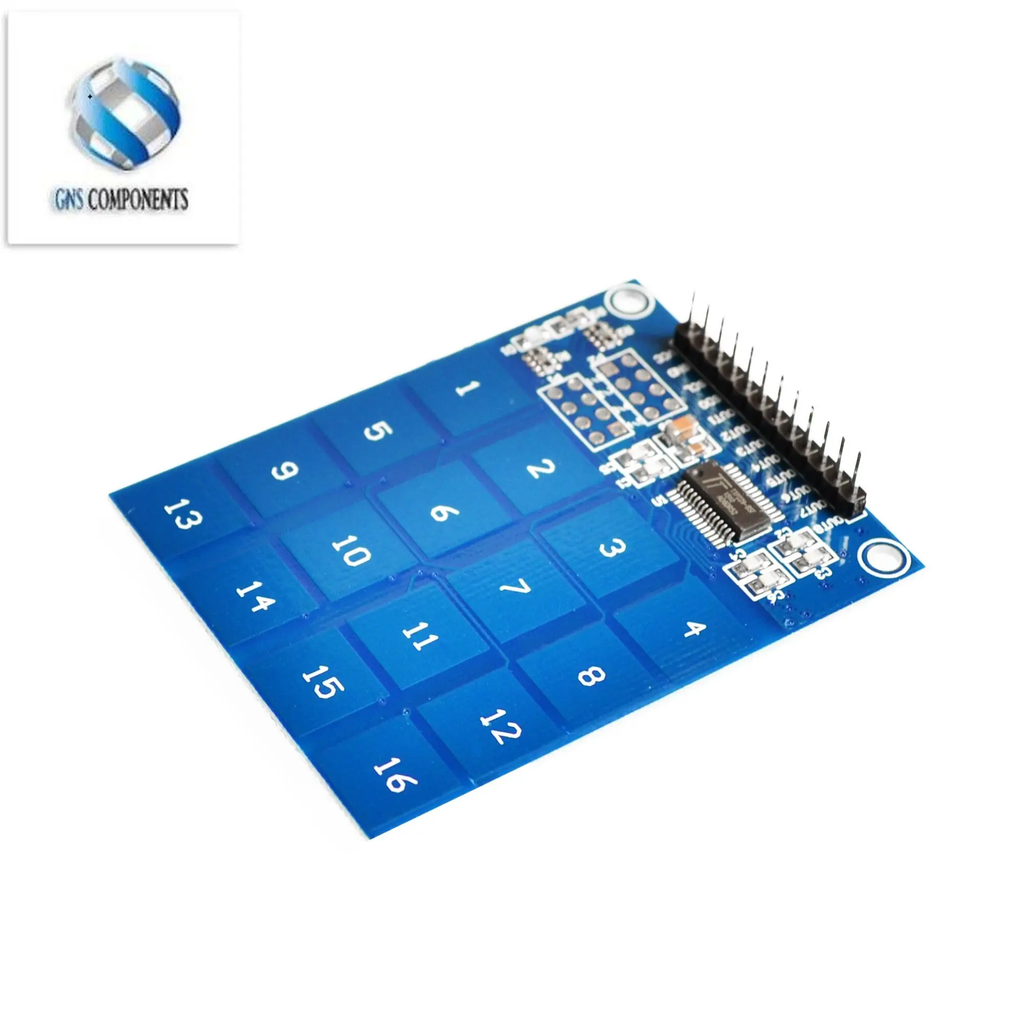 Piastra Della Scheda Del Modulo Sensore Digitale Con Interruttore Tattile Capacitivo Ttp229 A 16 Vie Xd-62B
