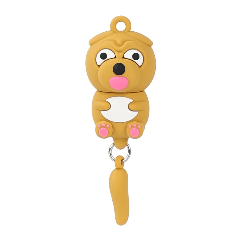 U & H V023 USB سلسلة المفاتيح الحيوان بندريف حملة القلم المحمولة مع 4GB/8GB/16GB/32GB/64GB/128GB/265GB لأجهزة الكمبيوتر المكتبية أجهزة الكمبيوتر المحمولة سلسلة المفاتيح