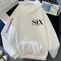 Six The Musical Letter Print Sweatshirts 2023 Woman Round Neck Long Sleeve Fashion Pullover Tops Vintage Casual Lady Sweatshirt 2