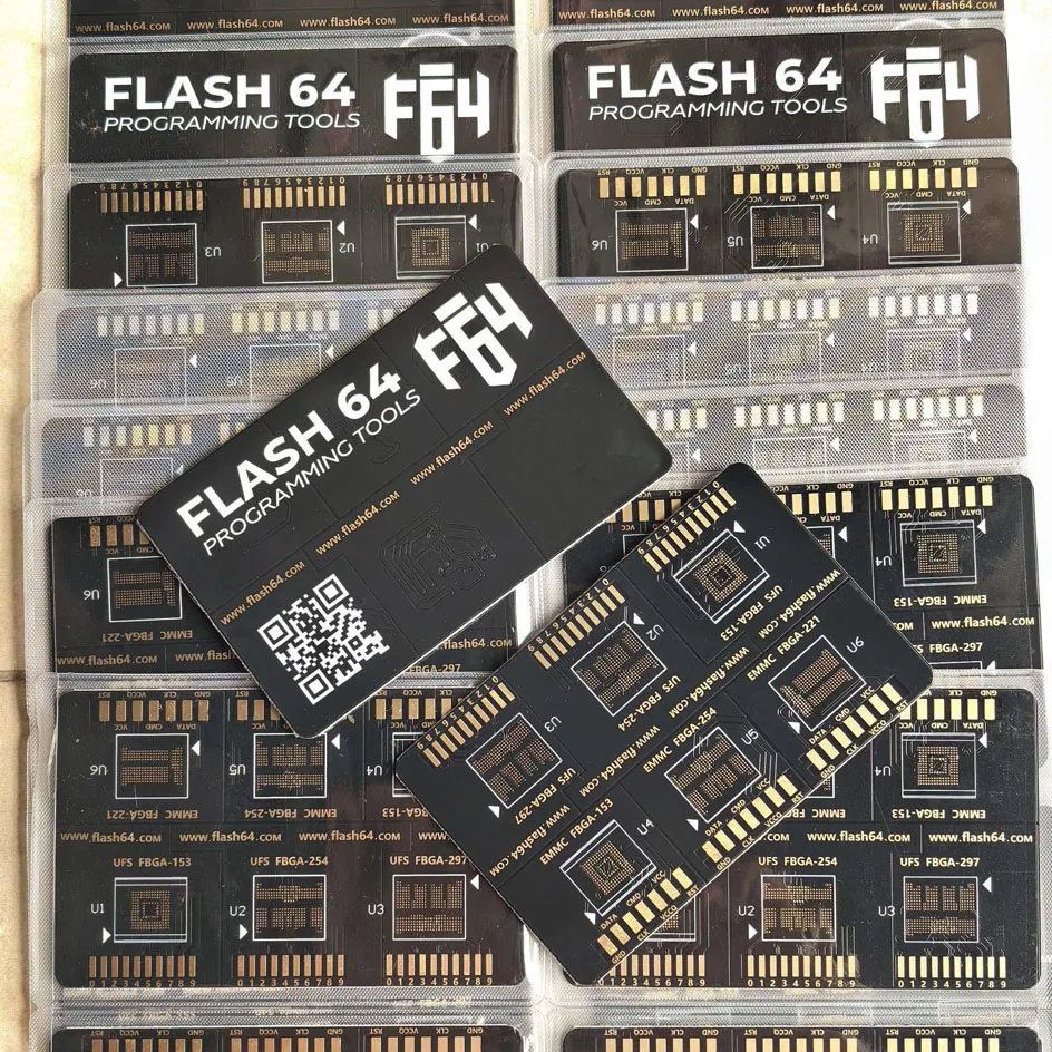 새로운 F64 프로그래밍 도구 플래시 64 ISP 보드 플래시 64 Emmc FBG..