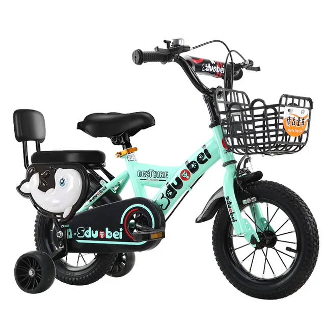 New High Carbon Steel Frame Children's Bicycle 12 Inch 14 Inch 16 Inch 18 Inch Stroller Men and Women 2-3-6 Years Old Bicycle 5