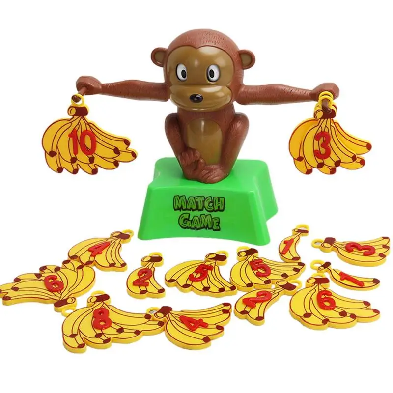 

Banana Monkey Numbers Scales Addition Subtraction Toys Juguetes Educational STEM Learning Toys For Childrens School Gift