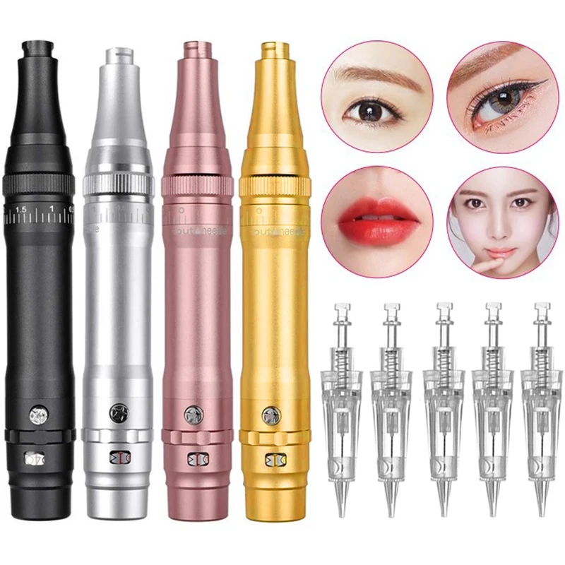 Wireless Tattoo Machine PMU Pen Permanent Makeup Kit