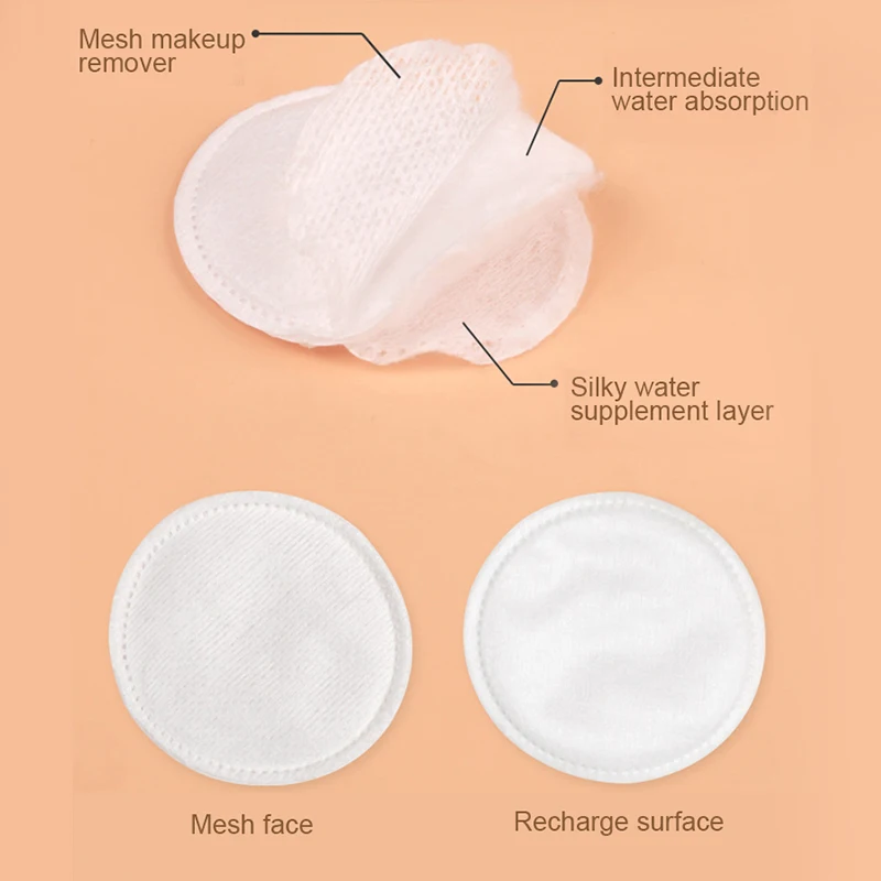 100pcs Make Up Cotton Swabs Clean Nail Pads Artistic Soft Cleansing Pads Daily Cotton Supplies Face Cotton Makeup Removal Tool 3