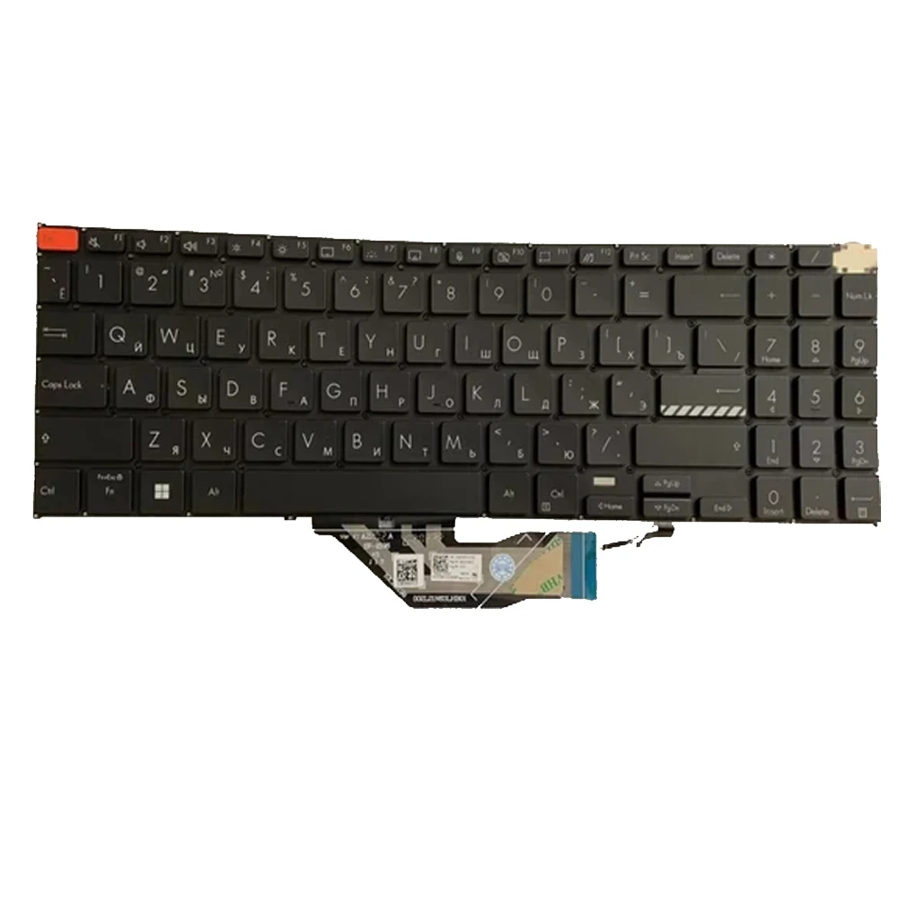 Tastiera Per Laptop Retroilluminata Russa Per Asus Vivobook S 16X M5602 S5602 M3502 M3502Q K3502Z S3502