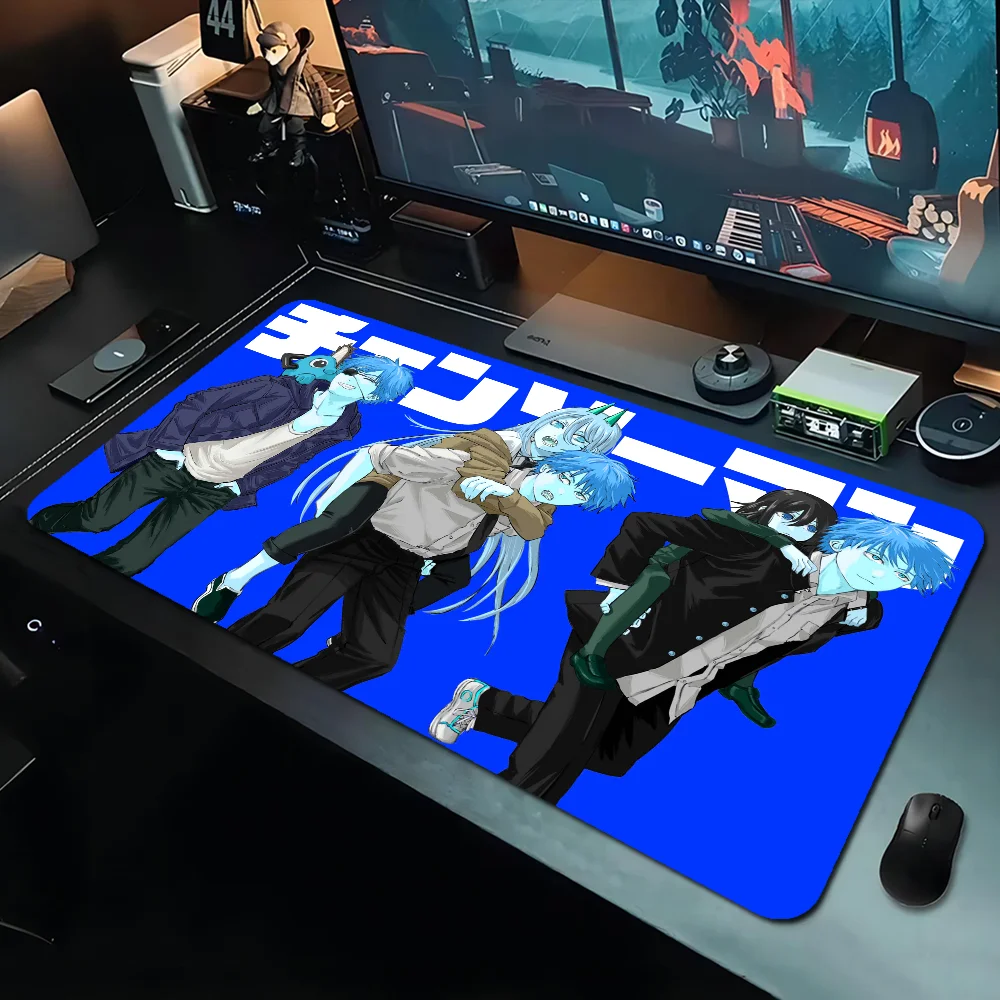 Anime C-Chainsaw M-Man INS Tide Large Thickened Mouse Pad Oversized Gaming Keyboard Notebook Table Mat for PC Computer Table 5