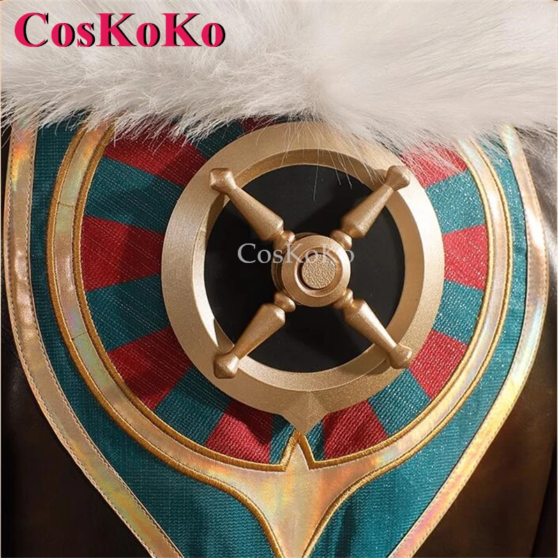 CosKoKo Aventurine 코스프레 게임, 혼카이: 스타 레일 코스튬 패션 배틀 유니폼 풀 세트, 할로윈 파티 역할 놀이 의류, 신제품