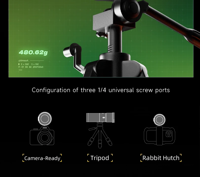 10W Flashlight Four Color Projection Light Built-in 8400mAh Rechargeable Battery